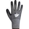 Martix®, Cut Resistant Gloves, PU Palm Coated, Seamless Knit Liner, EN388: 2016, 4, X, 4, 3, C, Grey/Black, Size 8 thumbnail-1