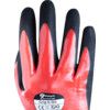 GIO Grip It® Mechanical Hazard Gloves, Black/Orange, Nylon Liner, Nitrile Coating, EN388: 2016, 4, 1, 2, 2, X, Size 7 thumbnail-4