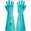 ND45 N-Dura 45, Chemical Resistant Gloves, Green, Nitrile, Unlined, Size 10 thumbnail-0