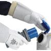 RE-PRO, Electricians Gauntlet, White, Leather, Uncoated, EN388: 2003, 3, 1, 2, 1, Size 10 thumbnail-1