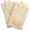 General Handling Gloves, Yellow, Leather Coating, Cotton Liner, Size 10 thumbnail-0