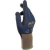 500 Ultrane Mechanical Hazard Gloves, Black/Blue, Jersey Liner, Nitrile Coating, EN388: 2003, 4, 1, 2, 1, Size 8 thumbnail-0