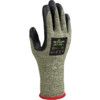 Cut Resistant Gloves, Nitrile Coated, Green/Black, Size 7 thumbnail-0