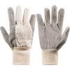 General Handling Gloves, Black/White, PVC Coating, Cotton Liner, Size 10 thumbnail-0