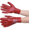 Red PVC Gloves - 11 Inch thumbnail-1