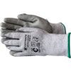 Cut Resistant Gloves, Grey, PU Palm, HPPE Liner, EN388: 2016, 4, X, 4, 2, C, Size 10, Pack of 12 thumbnail-0