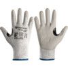 Cut Resistant Gloves, Grey, PU Palm, HPPE Liner, EN388: 2016, 4, X, 4, 3, E, Size 9 thumbnail-0