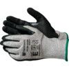 Cut Resistant Gloves, Black/Grey,  Sandy Nitrile Palm, HPPE Liner, EN388: 2016, 4, X, 4, 3, E, Size 11 thumbnail-0