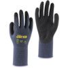 TOW581 Activgrip Advance, General Handling Gloves, Black/Purple, Nitrile Coating, Nylon Liner, Size L thumbnail-0