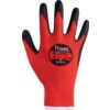 TG1010 Classic 1 X-Dura Mechanical Hazard Gloves, Black/Red, Nylon Liner, Polyurethane Coating, EN388: 2016, 4, 1, 3, 1, A, Size 8 thumbnail-1