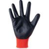 TG1010 Classic 1 X-Dura Mechanical Hazard Gloves, Black/Red, Nylon Liner, Polyurethane Coating, EN388: 2016, 4, 1, 3, 1, A, Size 7 thumbnail-2