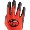 TG1010 Classic 1 X-Dura Mechanical Hazard Gloves, Black/Red, Nylon Liner, Polyurethane Coating, EN388: 2016, 4, 1, 3, 1, A, Size 10 thumbnail-4