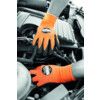 MicroDex Cut Resistant Gloves, Black/Orange, Nitrile Palm & Finger Tips, HPPE/Nylon,  EN388: 2016, 4, X, 4, 3, B, Size 8 thumbnail-2