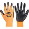 TG3010 Classic X-Dura, General Handling Gloves, Black/Orange, Polyurethane Coating, Size 9 thumbnail-0