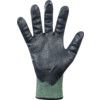 Cut Resistant Gloves, Black/Grey, Nitrile Foam Palm & Finger Tips, Knitted Liner, EN388: 2016, 4, X, 4, 2, E, Size 10 thumbnail-2