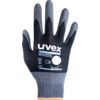 60070 Phynomic XG Mechanical Hazard Gloves, Black, Aqua-Polymer Foam Coating, EN388: 2016, 4, 1, 2, 1, X, Size 6 thumbnail-1