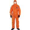 1500-OR Microgard Chemical Protective Coveralls, Disposable, Type 5/6, Orange, SMS Nonwoven Fabric, Zipper Closure, 4XL thumbnail-0