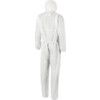 1500-WH Microgard Chemical Protective Coveralls, Disposable, Type 5/6, White, SMS Nonwoven Fabric, Zipper Closure, 5XL thumbnail-1