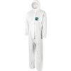 1800-WH Microgard Chemical Protective Coveralls, Disposable, Type 5/6, White, Zipper Closure, 2XL thumbnail-0