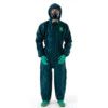 4000-GR Microchem Chemical Protective Coveralls, Disposable, Type 3/4/5, Green, MICROCHEM 4000, Zipper Closure, M thumbnail-0