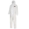 Alphashield 2000CP, Chemical Protective Coveralls, Disposable, Type 5/6, White, Polyethylene/Polypropylene, Chest 116 - 124cm, 2XL thumbnail-0