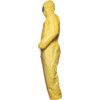 Tychem C, Chemical Protective Coveralls, Disposable, Type 3/4/5/6, Yellow, Tychem® 2000 C, Zipper Closure, Chest 48-50", XL thumbnail-2