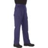 Cargo Trousers, Men, Navy Blue, Poly-Cotton, Waist 34", Leg 31", Regular thumbnail-0