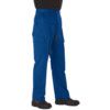 Cargo Trousers, Men, Royal Blue, Poly-Cotton, Waist 34", Long thumbnail-0