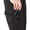 Cargo Trousers, Women, Black, Poly-Cotton, Waist 28", Leg 33", Long, Size 10 thumbnail-1