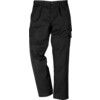 Work Trousers, Men, Black, Poly-Cotton, Waist 32", Long, M thumbnail-0