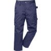 Work Trousers, Men, Navy Blue, Poly-Cotton, Waist 38", Long, L thumbnail-0