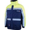 Hi-Glo 40, Jacket, Unisex, Yellow/Navy Blue, Nylon/Polyester, XL thumbnail-0