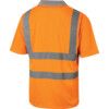 Hi-Vis Polo Shirt, Orange, Medium, Short Sleeve, EN20471 thumbnail-1