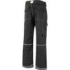 Mens Work Trousers, Black, 36" Waist, Long Fit, 33" Leg thumbnail-1