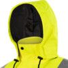 Hi-Vis Bomber Jacket, 3XL, Yellow, Polyester, EN20471 thumbnail-2