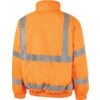 Hi-Vis Bomber Jacket, XL, Orange, Polyester, EN20471 thumbnail-1