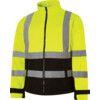 Hi-Vis Soft Shell Jacket, 2XL, Yellow & Black, Polyester, EN20471 thumbnail-0