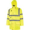 Hi-Vis Reversible Coat, 5-in-1, Waterproof, Small, Yellow, Polyester, EN20471 thumbnail-1