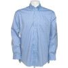 KK105 Men's 17.5in Long Sleeve Light Blue Oxford Shirt thumbnail-0