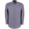 KK105 Men's 18.5in Long Sleeve Charcoal Oxford Shirt thumbnail-0