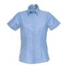 KK360 S/S L/BLUE LADIESOXFORDSHIRT (S-22) thumbnail-0