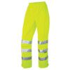 HANNAFORD ISO20471 CL.2 WOMEN'SOVERTROUSERS HI-VIS YELLOW (M) thumbnail-0