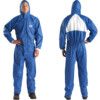 4530, Chemical Protective Coveralls, Disposable, Type 5/6, Blue, SMMS Nonwoven Fabric, Zipper Closure, Chest 43-45", XL thumbnail-0