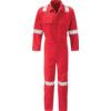 Pico, Flame Retardant Coveralls, Red, Cotton, Stud Closure, Chest 44-46", Leg 31", Regular, L thumbnail-0