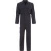 Flame Retardant Coveralls, Navy Blue, Modacrylic, Zipper Closure, Chest 44-46", L thumbnail-0