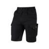 HAWK DELUXE EARTHPRO SHORTS (GRS65% RECYC POLYESTER) 30 BLACK thumbnail-0