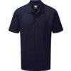 Polo Shirt, Navy Blue, Polyester, Short Sleeve, L thumbnail-0