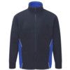 Silverswift, Two-Tone Fleece, Royal Blue/Navy Blue, Polyester, 3XL thumbnail-0