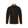 4280 Silverswift Two-Tone Softshell Jacket Black/Orange (L) thumbnail-0