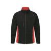 4280 Silverswift Two-Tone Softshell Jacket Black/Red (3XL) thumbnail-0